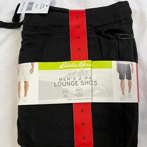 Eddie Bauer Men's 2 pack lounge shorts, Size M, 2 Pack